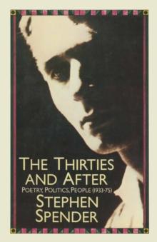 The Thirties and After : Poetry, Politics, People(1933-75)