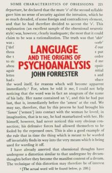 Language and the Origins of Psychoanalysis