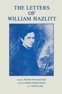 The Letters of William Hazlitt