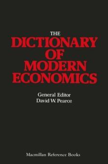 Dictionary of Modern Economics