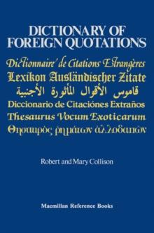 Dictionary of Foreign Quotations