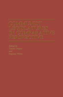 Communist Legislatures in Comparative Perspective