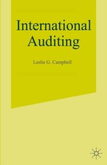 International Auditing : A Comparative Study of Professional Requirements in Australia,Canada, France, West Germany