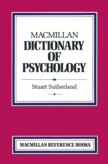 Macmillan Dictionary of Psychology