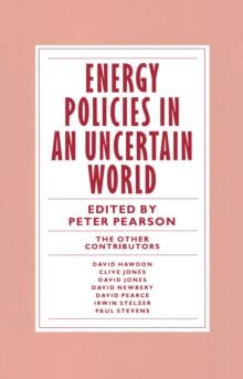 Energy Policies in an Uncertain World