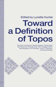 Towards A Definition of Topos : Approaches to Analogical Reasoning