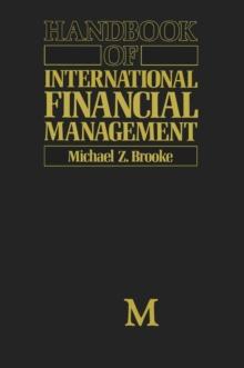 Handbook of International Financial Management