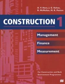 Construction 1 : Management Finance Measurement