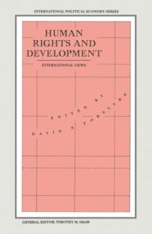 Human Rights and Development : International Views