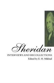 Sheridan : Interviews And Recollections