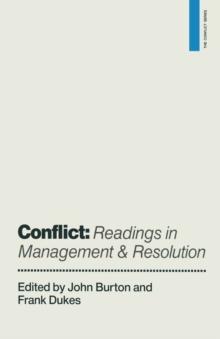 Conflict: Readings in Management and Resolution