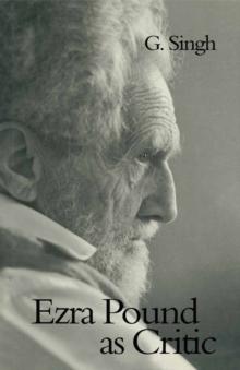 Ezra Pound as Critic