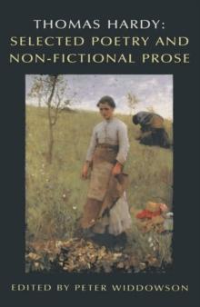 Thomas Hardy : Selected Poetry and Non-Fictional Prose