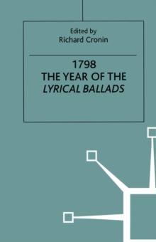 1798: The Year of the Lyrical Ballads