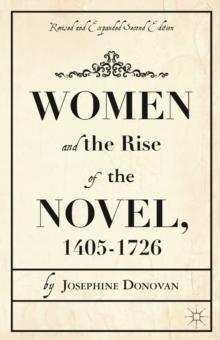 Women and the Rise of the Novel, 1405-1726