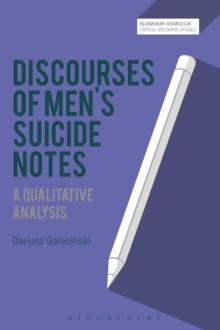 Discourses of Mens Suicide Notes : A Qualitative Analysis