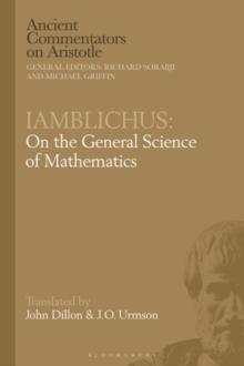 Iamblichus: On the General Science of Mathematics