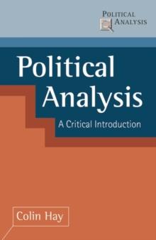 Political Analysis : A Critical Introduction