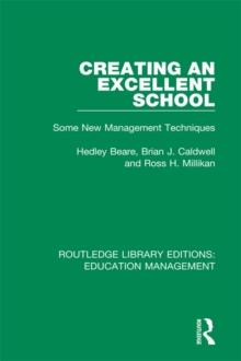 Creating an Excellent School : Some New Management Techniques