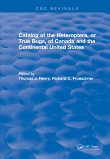 Catalog of the Heteroptera or True Bugs, of Canada and the Continental United States