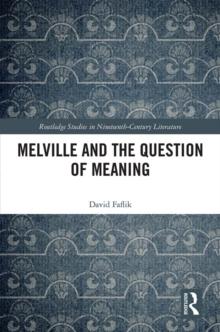 Melville and the Question of Meaning