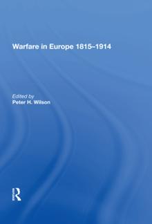 Warfare in Europe 1815,1914