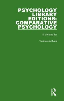 Psychology Library Editions: Comparative Psychology