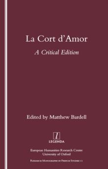 La Cort d'Amor : A Critical Edition