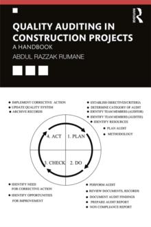 Quality Auditing in Construction Projects : A Handbook