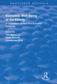 Economic Well-Being of the Elderly : A Comparison Across Five European Countries