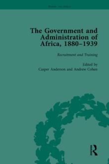 The Government and Administration of Africa, 1880-1939