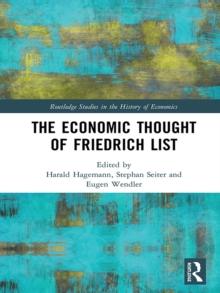 The Economic Thought of Friedrich List