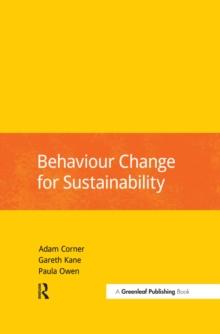 Behaviour Change for Sustainability