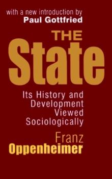 The State : Its History and Development Viewed Sociologically