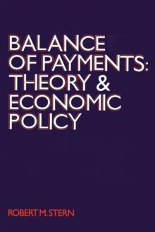 Balance of Payments : Theory and Economic Policy