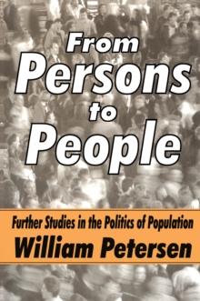 From Persons to People : A Second Primer in Demography