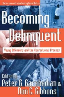 Becoming Delinquent : Young Offenders and the Correctional Process