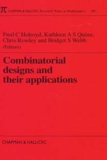 Combinatorial Designs and their Applications