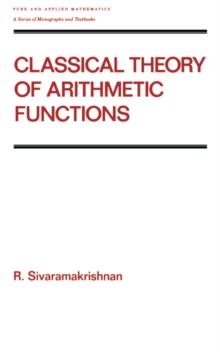 Classical Theory of Arithmetic Functions