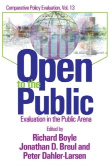 Open to the Public : Evaluation in the Public Sector