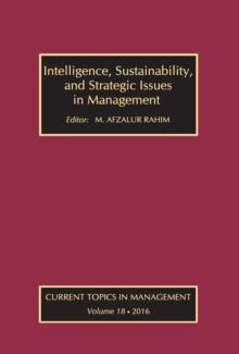 Intelligence, Sustainability, and Strategic Issues in Management : Current Topics in Management