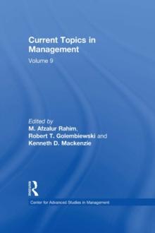 Current Topics in Management : Volume 9