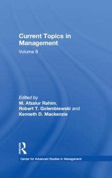 Current Topics in Management : Volume 8