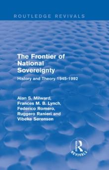 The Frontier of National Sovereignty : History and Theory 1945-1992