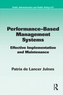 Performance-Based Management Systems : Effective Implementation and Maintenance