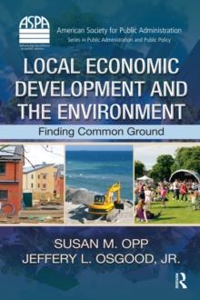 Local Economic Development and the Environment : Finding Common Ground