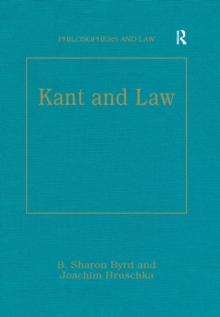 Kant and Law