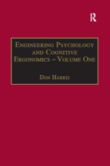 Engineering Psychology and Cognitive Ergonomics : Volume 1: Transportation Systems