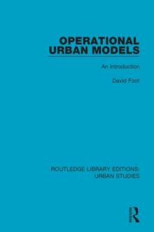 Operational Urban Models : An Introduction