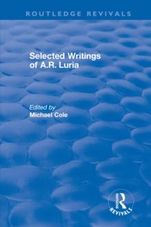 Selected Writings of A.R. Luria